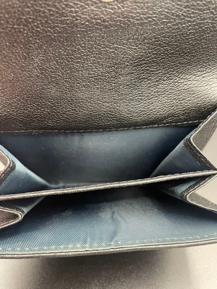 Dior Denim Oblique Flight Wallet