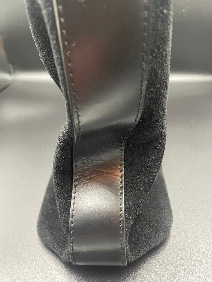 Gucci Suede and Leather Hobo Bag